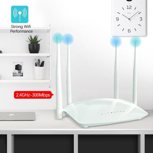 Wiflyer WE2826 Wireless Wifi Router 2.4G 300Mbps Access Point DDR2 Flash Ensure Router Run Smoothly Stable Wide Wifi Signal