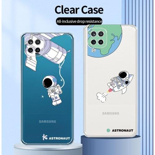 For Samsung Galaxy A12 Case Transparent Case For Samsung A12 a12 Clear Phone Shell on Galaxy A12 Soft TPU Protective Cover Coque