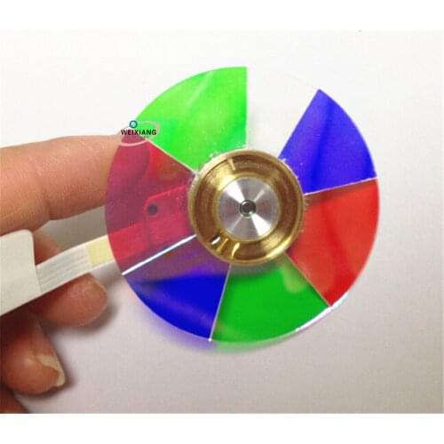 23.85A19G001A62270004 Projector Color Wheel RGBRGWB Three Color Colorwheels For DLP Projector 7 segments 48mm