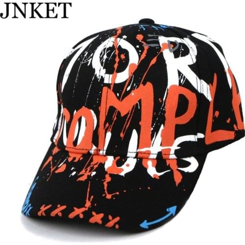 JNKET New Children Graffiti Baseball Cap Sun Hat Hip Hop Cap Fashion Snapbacks Hats Letter Cap Gorras Baseball Casquette