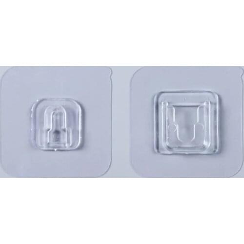 Double-Sided Adhesive Wall Hooks Hanger Strong Transparent Hooks Suction Cup Sucker Wall Storage Holder For Kitchen Bathroo