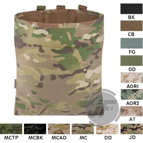 Emersongear Tactical Drop Pouch High Speed Belt MOLLE Magazine Pouch Multicam Large Capacity Dump Bag Foldable Quick Accessories