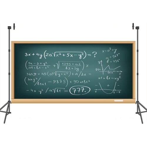 Neoback Back to School Photographic Background Blackboard Formula Backdrops Customized Photographic Backdrops for Photo Studio