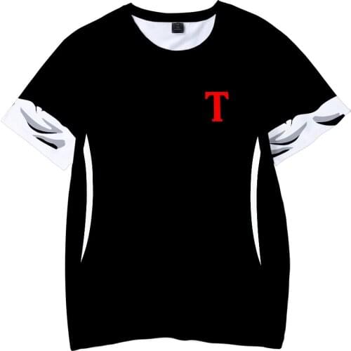 Anime Captain Tsubasa Role Suit Custom Tracksuit O-Neck Men T-shirt Women Summer Short Sleeve Tshirts Character Cosplay Kids Tee