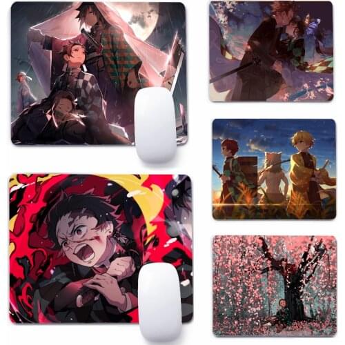 Demon Slayer Kimetsu no Yaiba Anime Mouse Pad Deskpad Gaming Writing Desk Mat Keyboard Mats For Office Home Computer Mousepad