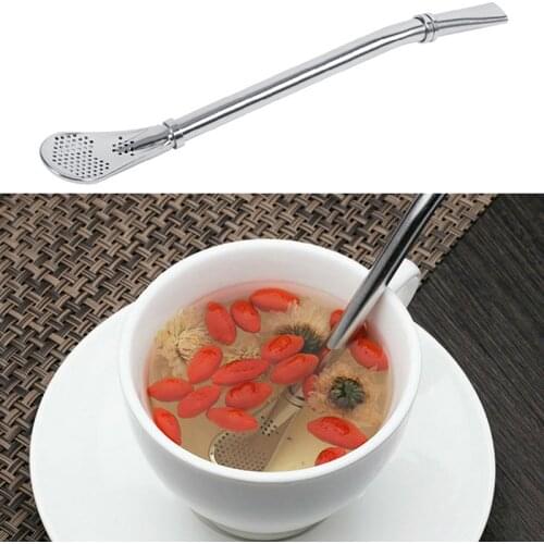 Stainless Steel Drinking Straw Filter Handmade Yerba Mate Tea Bombilla Gourd Washable Practical Tea Tools Bar Accessories