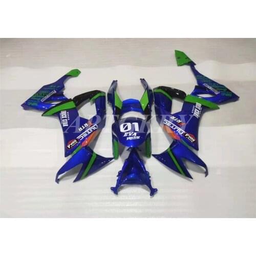 New ABS Motorcycle Fairing kit Fit For kawasaki Ninja ZX10R 2008 2009 2010 08 09 10 ZX-10R Bodywork Set Custom Blue Green