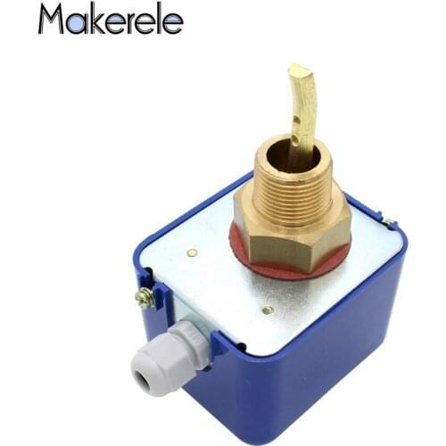 Paddle Flow Switch 220VAC 15A MK-FS04 Promotions Amico Male Thread SPDT Industrial Screw Terminal Sensors Water Level Controller