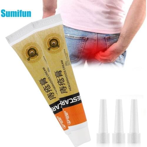 1Pcs Hemorrhoids Cream with 3 Tubes Effective Treat Internal External Mixed Hemorrhoid Anal Fissure Swelling Pain Relief Plaster