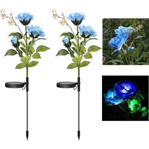 Solar Light Led Outdoor Garden Simulation Flower Lawn Light Plug-in Garden Lands Luces Solares Para Exterior