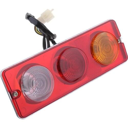 LED Taillights Rear Brake Light Red For 150cc 250cc Go Kart ATV Buggy