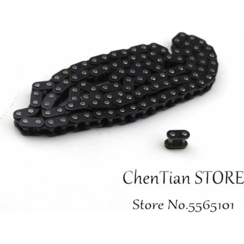 T8F chain with Spare Master Link For Mini Dirt BIKE Quad ATV 47cc 49cc Minimoto Pocket Bikes 108/116/126 links