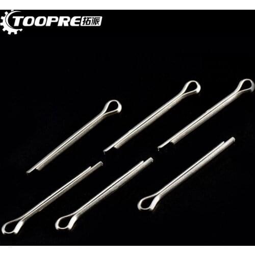 TOOPRE Mountain Bike 100 Pcs Disc Brake Pads Lock Pins Iamok Stainless Steel Split Pin Pad Bolt Bicycle Parts