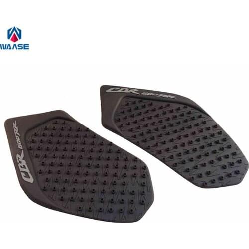 Waase Motorcycle Anti slip sticker Tank Traction Pad Side Knee Grip Protector For 2003 2004 2005 2006 Honda CBR600RR F5