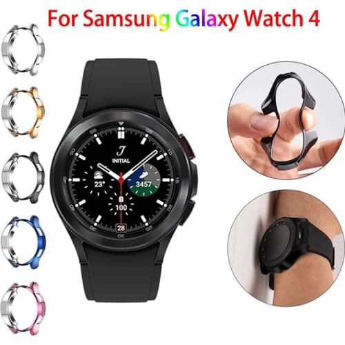 Case Screen Protector For Samsung Galaxy Watch 4 Classic 46MM 42mm Protective Case Cover Shell Replacement Accessories Frame TPU