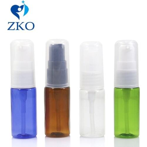 15ml Colorful Cosmetic Dispenser Essential Oil Liquid Sprayer Lotion Bottling Foam Emulsion Refillable Pump Bottles(Whole Cover)