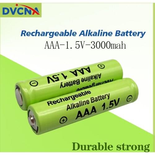 Original New AAA Battery 3000mAh 1.5V Alkaline AAA rechargeable battery for Remote Control Toy light Battery