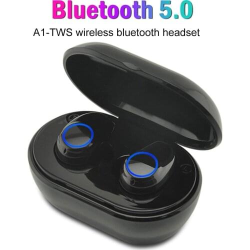 A1-TWS Wireless Gaming Bluetooth Headphones 5.0 Effective Distance 10m 3D Touch Generation Technology Noise Cancelling Headset
