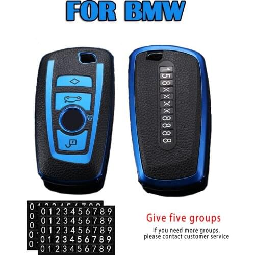 TPU Car Key Cases Cover Protective Shell Holder For BMW 3 4 5 Series 320i 530i 550i F20 F21 F30 F31 F25 F01 F02 Accessories