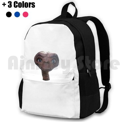 E.T.-Head Outdoor Hiking Backpack Waterproof Camping Travel Movies Movie Film Films Steven Spielberg Sci Fi Movies Sci Fi E T