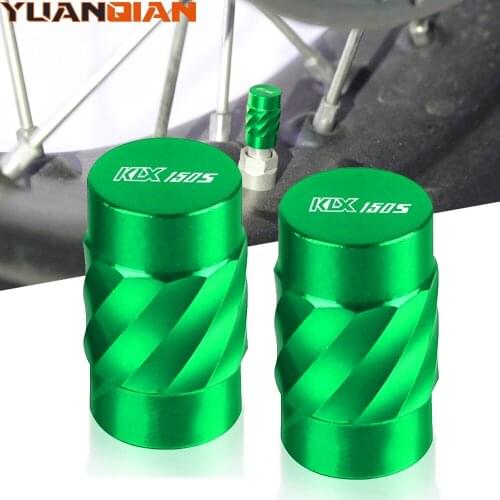 Motorcycle Wheel Tire Valve caps CNC Aluminum Airtight cover For kawasaki KLX150S KLX 150S 150 S 2009-2021 2020 2019 2018 2017