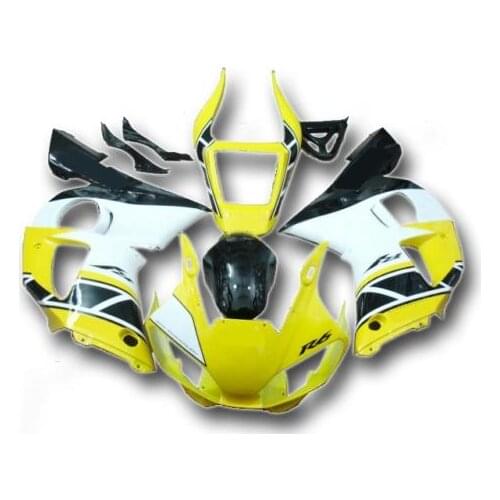 Motorcycle Fairing kit for YAMAHA YZFR6 98 99 00 01 02 YZF R6 1998 2000 2002 YZF600 yellow white black Fairings Set+7gifts YX21
