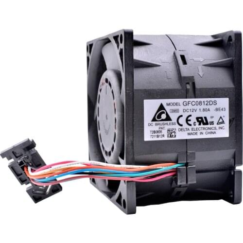 GFC0812DS 8055 8cm 80x80x55mm DC12V 1.80A IBM x3650m4 CPU cooling fan