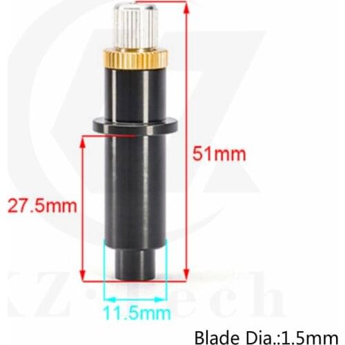 KZTech for Mimaki CG GCC CJV150 Printer Vinyl Cutter Plotter Knife Holder Cutting Machine Cricut Blade Holder 11.5 x 51mm