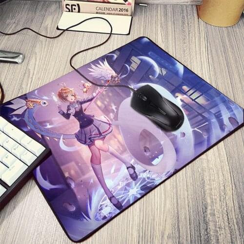 Mairuige Improve Your Mouse Speed High Quality Animation Style Printed Mousepad 250x200x2MM Size Cardcaptor Sakura Anime Girl