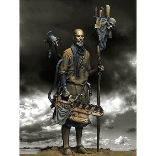 1/24 Scale Warrior Unpainted Resin Figure Building Kit