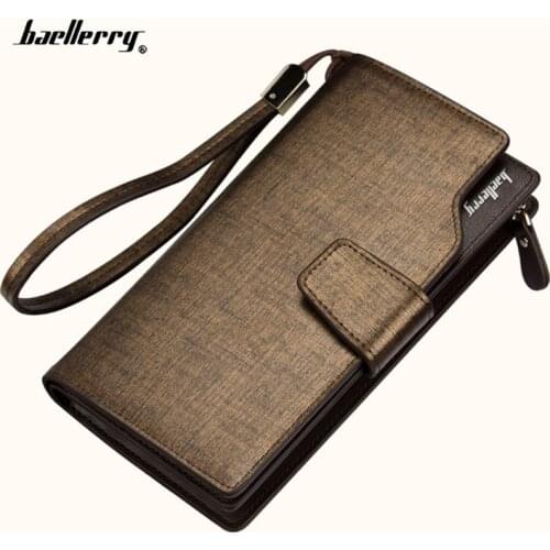 2018 New Fashion Men Wallets Casual Wallet Men Purse Clutch Bag Brand Leather Long Wallet Design Hand Bags For Men phone Purse