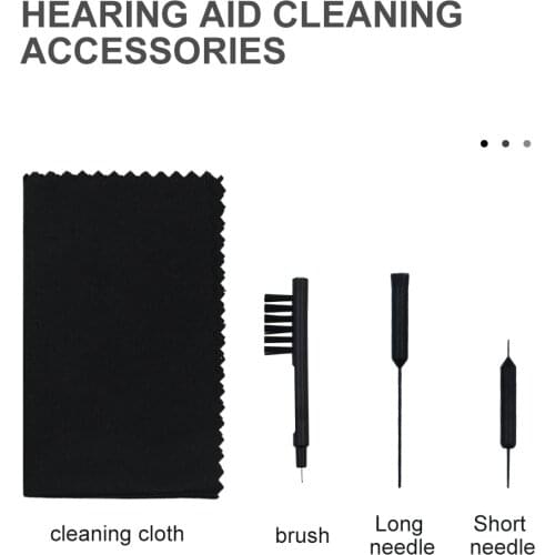 Cleaning cloth Hearing Amplifier Cleaning Brush Cleaning kit Vet Rod Hearing Aid Brushes Accessory Ear Care Tools Clean suits