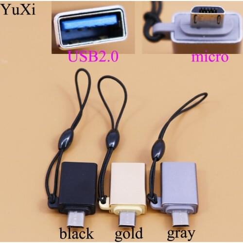 YuXi V8 Micro USB 2.0 to USB OTG Adapter Converter for Mobile Phones