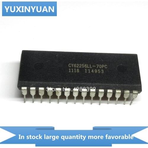 YUXINYUAN 5PCS/LOT CY62256LL-70PC CY62256LL 70PC CY62256LL70PC DIP28 in stock