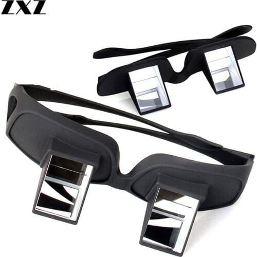 Funny HD Lazy Glasses Horizontal Glass Refractor Fishing Overhead Glasses Outdoor Beach Mirror Horizontal Telescope Reading Sit