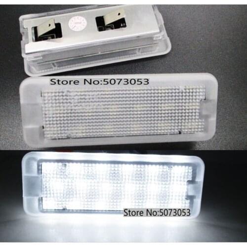 1pair LED Courtesy Welcome Door light lamp fit for Land rover Range Rover Freelander 1998-2010 year xenon white