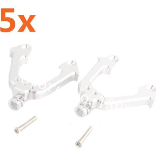 5Pairs/lot Axial SCX10 Parts SCX-10 SCX10-12 Aluminum Alloy Rear Shock Tower For 1/10 Scale Models RC Car Rock Crawler Upgrade