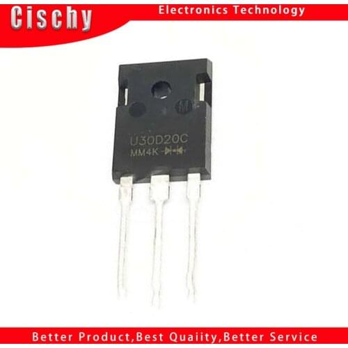 5pcs U30D20C TO-3P U30D20 TO3O 30D20 MOSPEC fast recovery