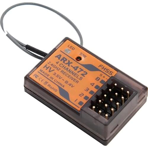 ARX-472 Compatible Sanwa FH3 FH4 4 Channel Surface Receiver For Racing RC Car Parts