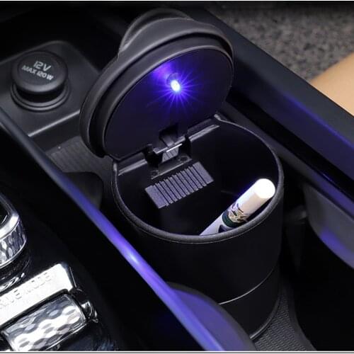 Car LED ashtray garbage coin storage cup for Bmw mini cooper countryman r60 r56 r50 f56 f55 R52 R57 R58 R59 R61 R62 R53
