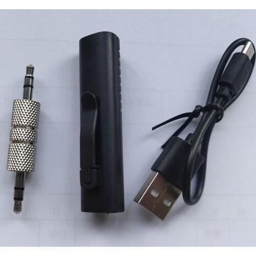 3.5mm jack Bluetooth-compatible Car Kit Hands free Music Audio Receiver Adapter Auto AUX Kit for Speaker Headphone Aux