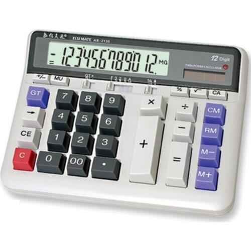 Bank-specific calculator Garlington AR-2135 accounting office computer button dual power supply