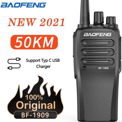 BaoFeng BF-1909 12W High Power Walkie Talkie 50KM Long Range Portable Two Way Radio Transceiver for hunting UV-5R UV-82 UV-S9