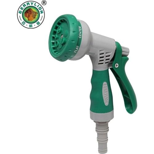 BERRYLION Garden Water Gun 7 Pattern Water Nozzle Home Garden Irrigation/Car Wash Water Spray Gun Multifunction Garden Tools