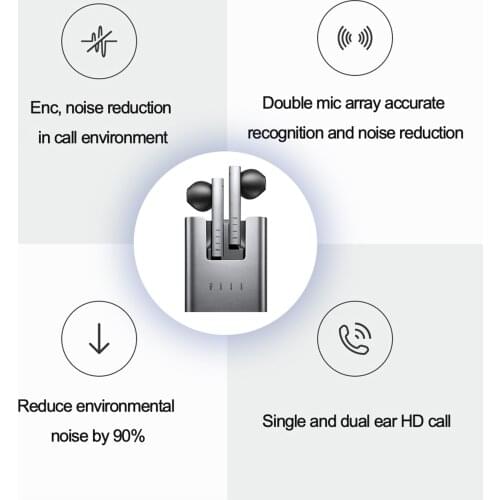 New Arrivial FIIL CC2 Bluetooth 5.2 Earbuds Dual Noise Cancelling True Wireless Earphone Fast Charging Headset
