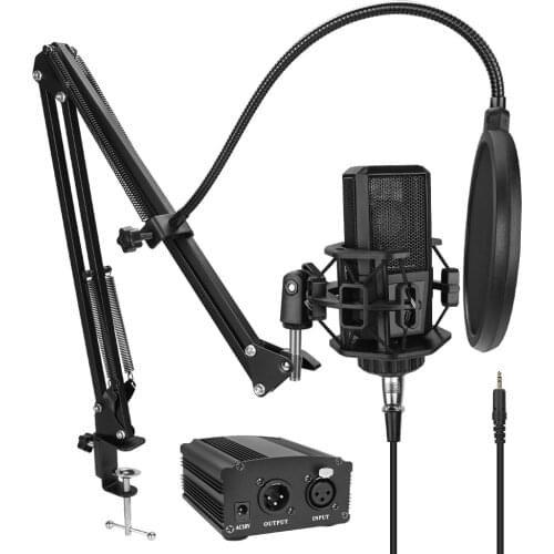 2020 New BM1000 Studio Computer Microphone Karaoke Microfono Microfone Condensador for Recording Streaming Gaming Youtuber