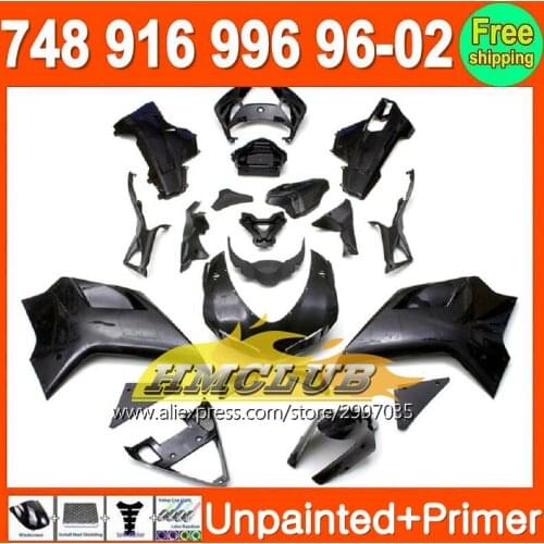 Bodys Unpainted+Primer Fairing For DUCATI 748 916 996 96 97 98 99 00 01 02 1996 1997 1998 1999 2000 2001 2002 Fairings