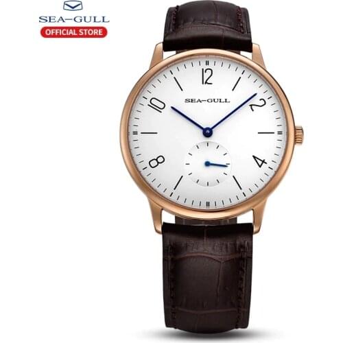 Seagull Top Brand Mens Mechanical Watch Casual Waterproof Ultra-Thin Watch Luxury Sapphire Manual Mechanical Watch