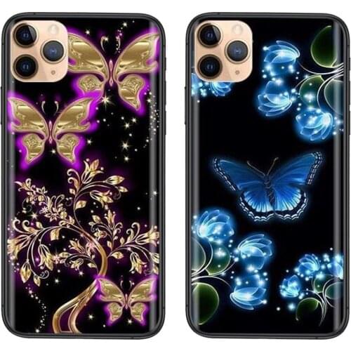 Black Funda Silicone Shell Art Cover Tpu For Junior Butterfly Phone Wallpaper Design For Huawei Mate 40 Pro Plus 30 20 10 lite