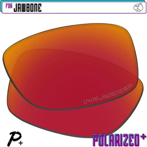 EZReplace Polarized Replacement Lenses for - Oakley Jawbone Sunglasses - Red P Plus